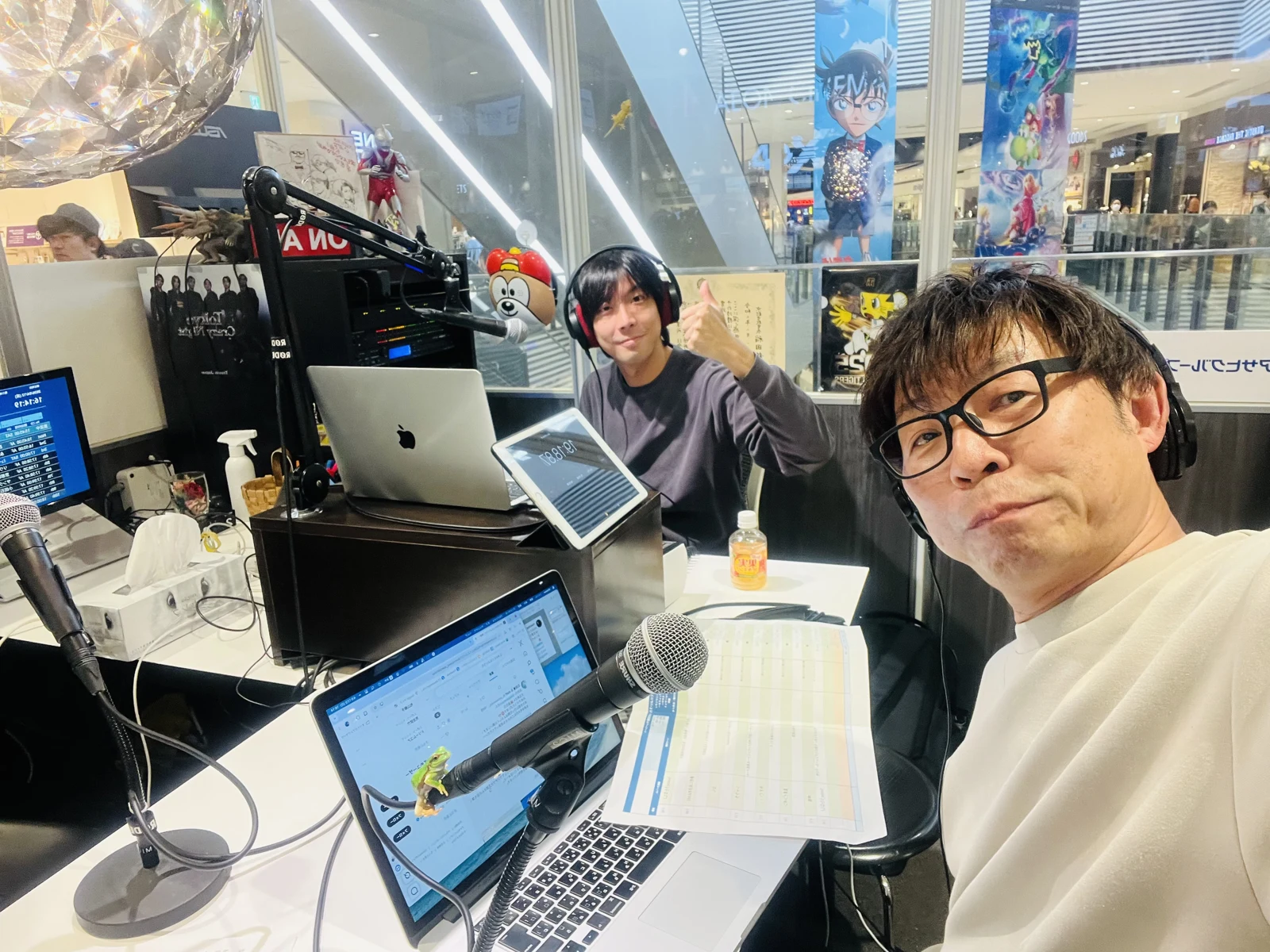 2026-04-12 ラジオブースでの様子